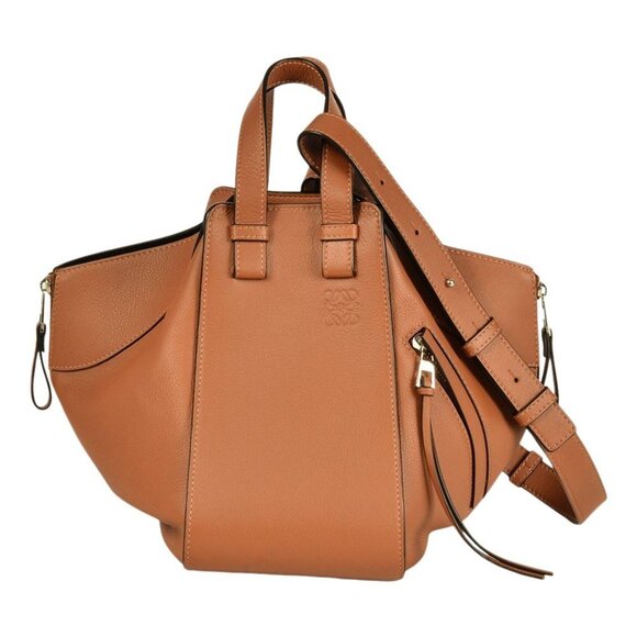 LOEWE Brown Leather Hammock Bag - Picture 1 of 7